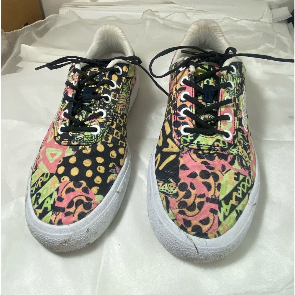 ⬇️🔴 ADIDAS multi colored graphic art sneakers 🎨 - Picture 3 of 6